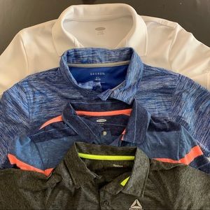 NWT Reebok Polo Shirt & One Used Old Navy Shirt